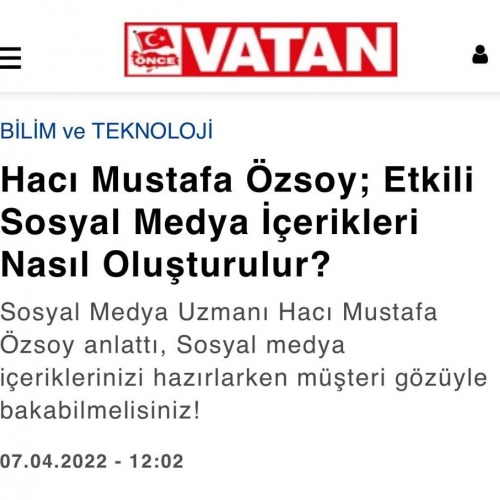 Mustafa Özsoy; Etkili Sosyal Medya İçerikleri Nasıl Oluşturulur?