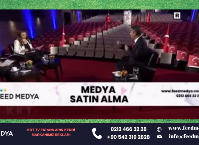 KRT TV EKRANLARINDA FİRMAMIZIN REKLAMI 